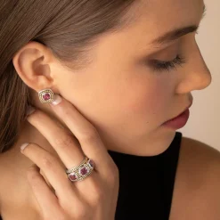 Hot LAGOS Rhodolite Garnet Stacking Rings