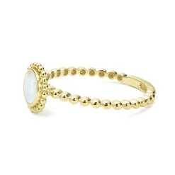 Flash Sale LAGOS Round Mother Of Pearl Stacking Ring