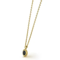 Fashion LAGOS Round Onyx Pendant Necklace