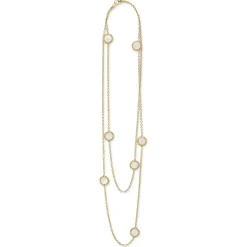 Flash Sale LAGOS Seven Station Round Mother Of Pearl Necklace