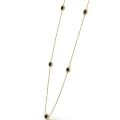 Best LAGOS Seven Station Round Onyx Necklace