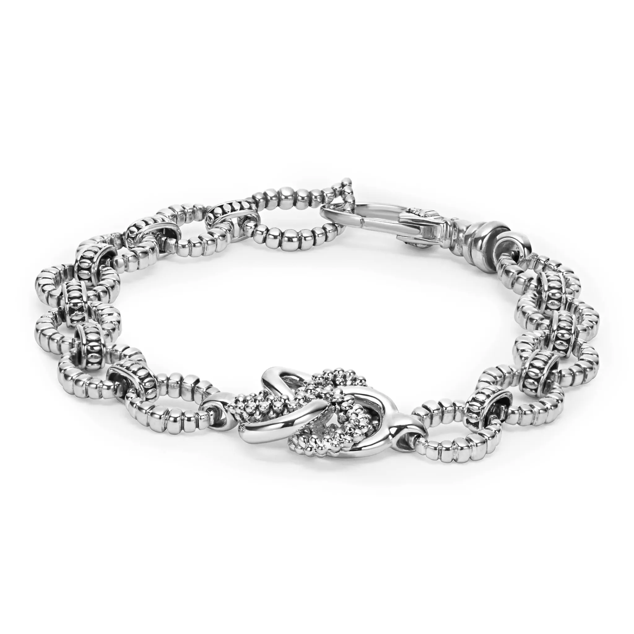 Flash Sale LAGOS Silver Love Knot Link Bracelet