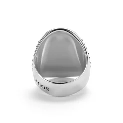 Sale LAGOS Silver Skull Signet Ring