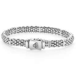 Cheap LAGOS Silver Station Caviar Bracelet | 6Mm