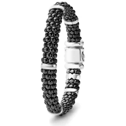 Flash Sale LAGOS Silver Station Ceramic Caviar Bracelet | 9Mm