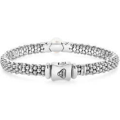 Best Sale LAGOS Silver X Pearl Caviar Bracelet | 6Mm