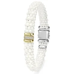 Outlet LAGOS Single Station Ceramic Diamond Bracelet | 9Mm
