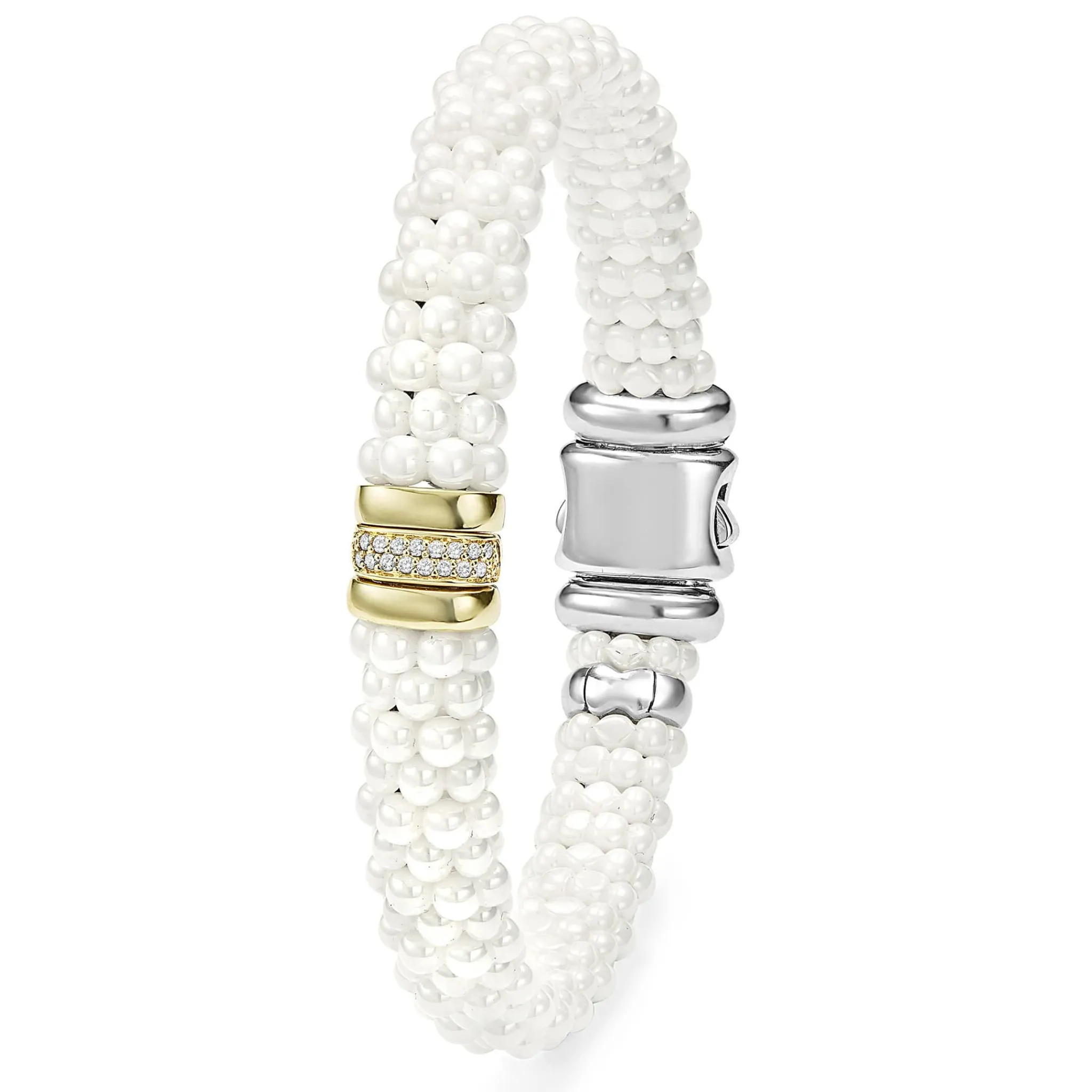 Outlet LAGOS Single Station Ceramic Diamond Bracelet | 9Mm