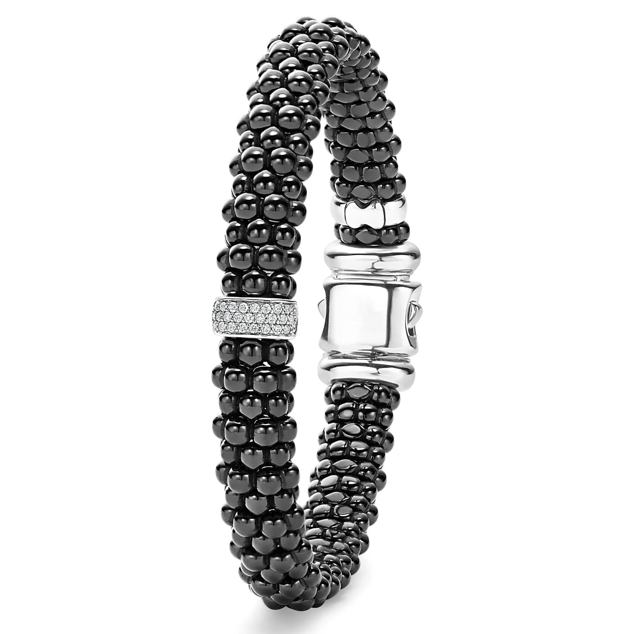 Hot LAGOS Single Station Ceramic Diamond Bracelet | 9Mm