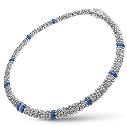 Clearance LAGOS Single Station Diamond Caviar Necklace