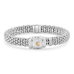 Clearance LAGOS Single Station Diamond Caviar Bracelet | 9Mm