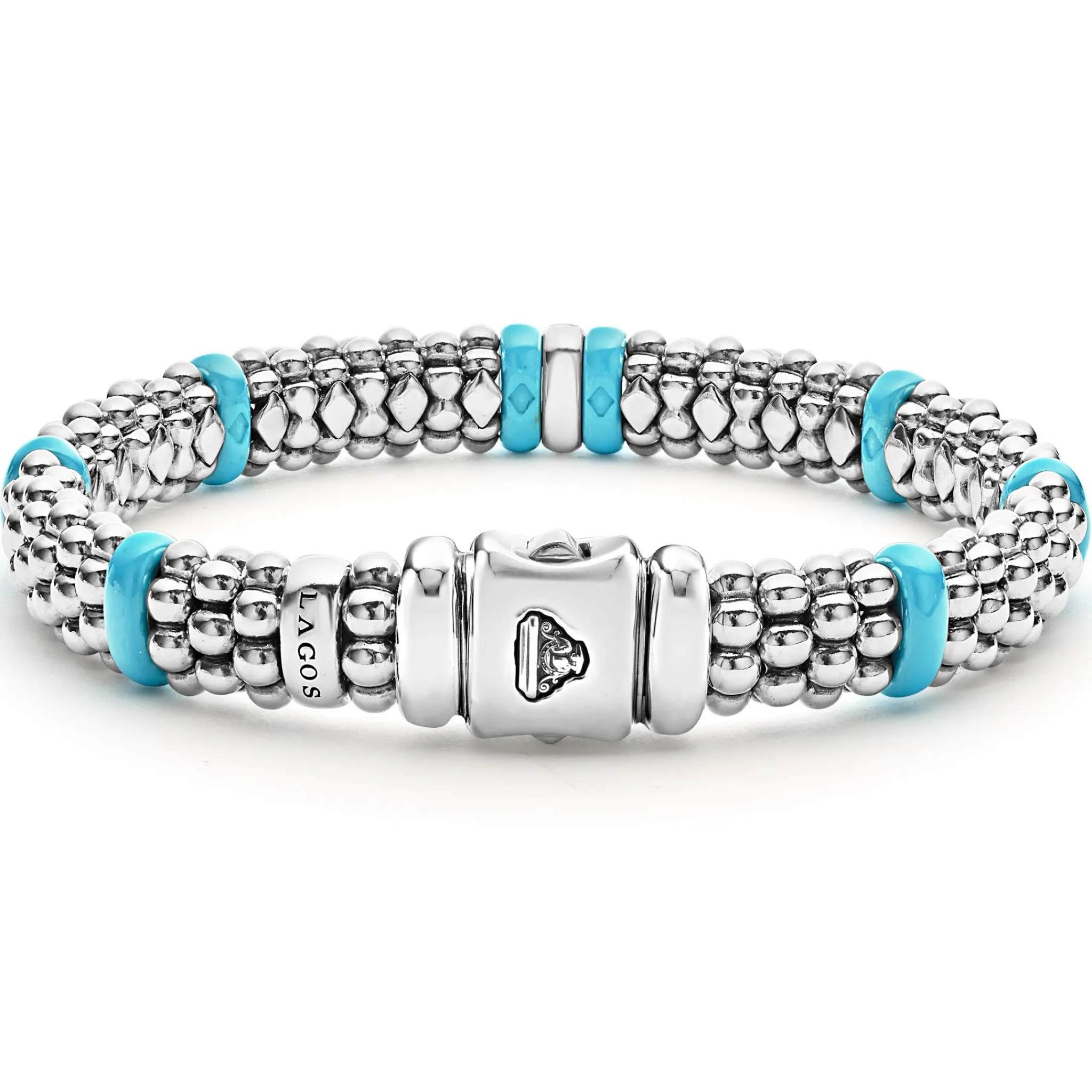 Best Sale LAGOS Single Station Diamond Caviar Bracelet | 9Mm