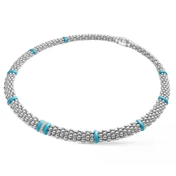 New LAGOS Single Station Diamond Caviar Necklace