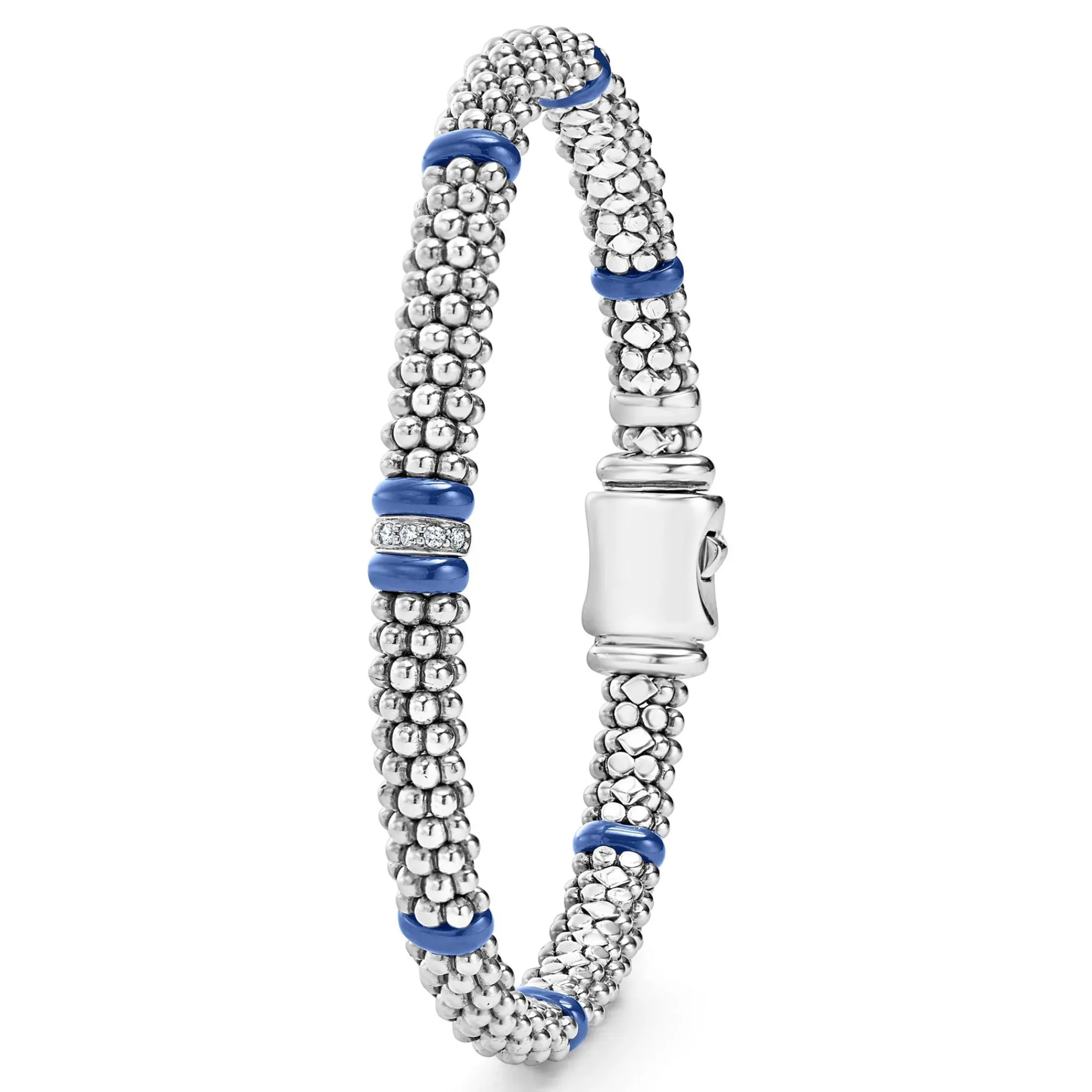 Best Sale LAGOS Single Station Diamond Caviar Bracelet | 6Mm