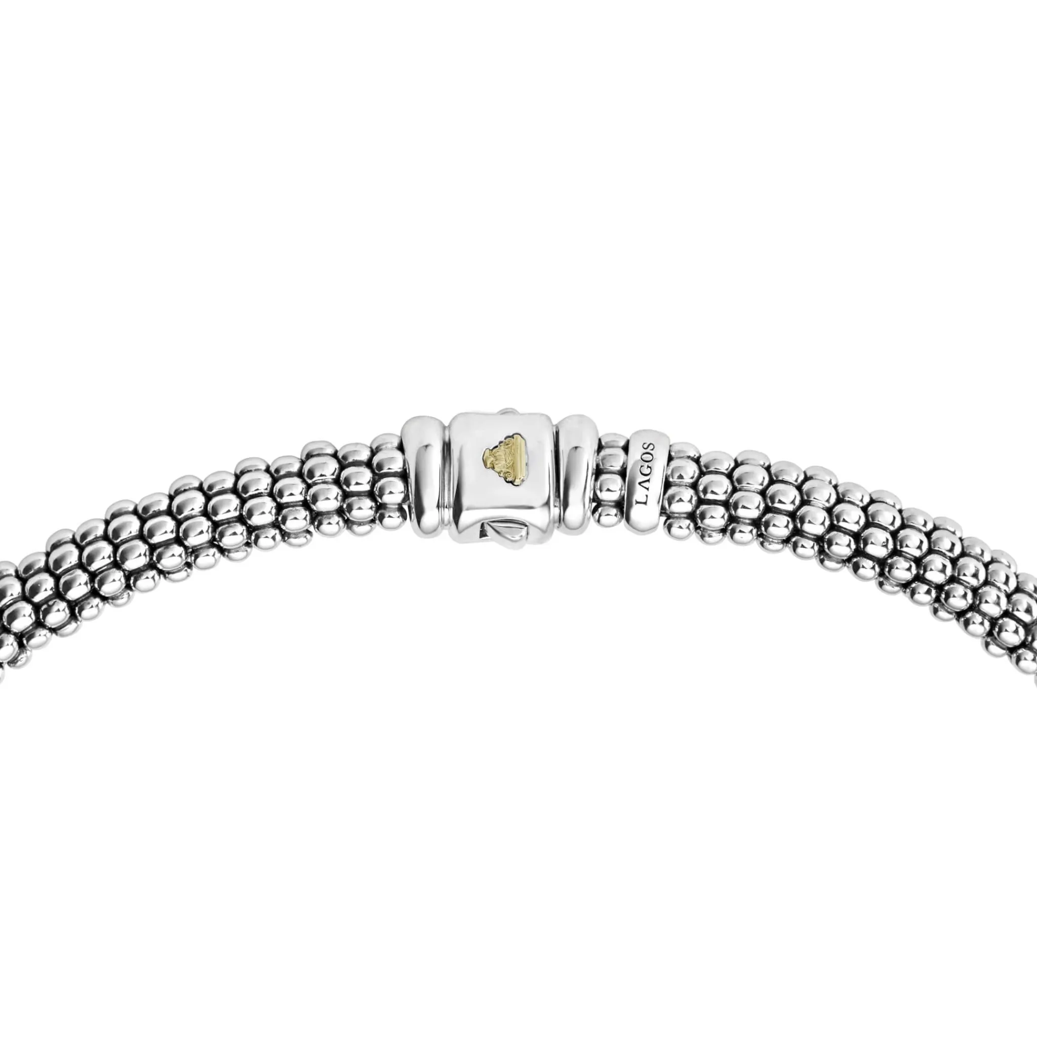 Fashion LAGOS Single Station Diamond Caviar Necklace