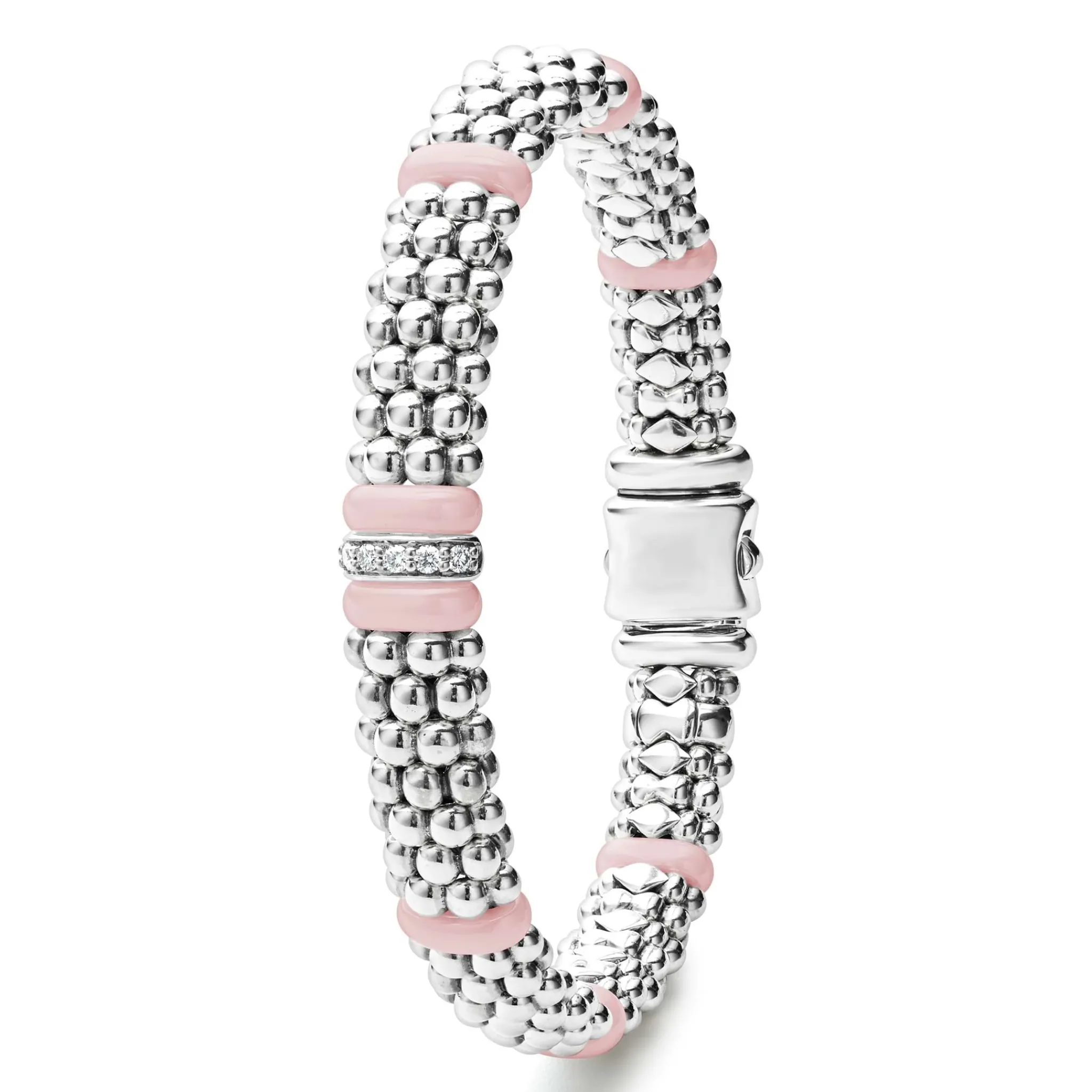 Best Sale LAGOS Single Station Diamond Caviar Bracelet | 9Mm