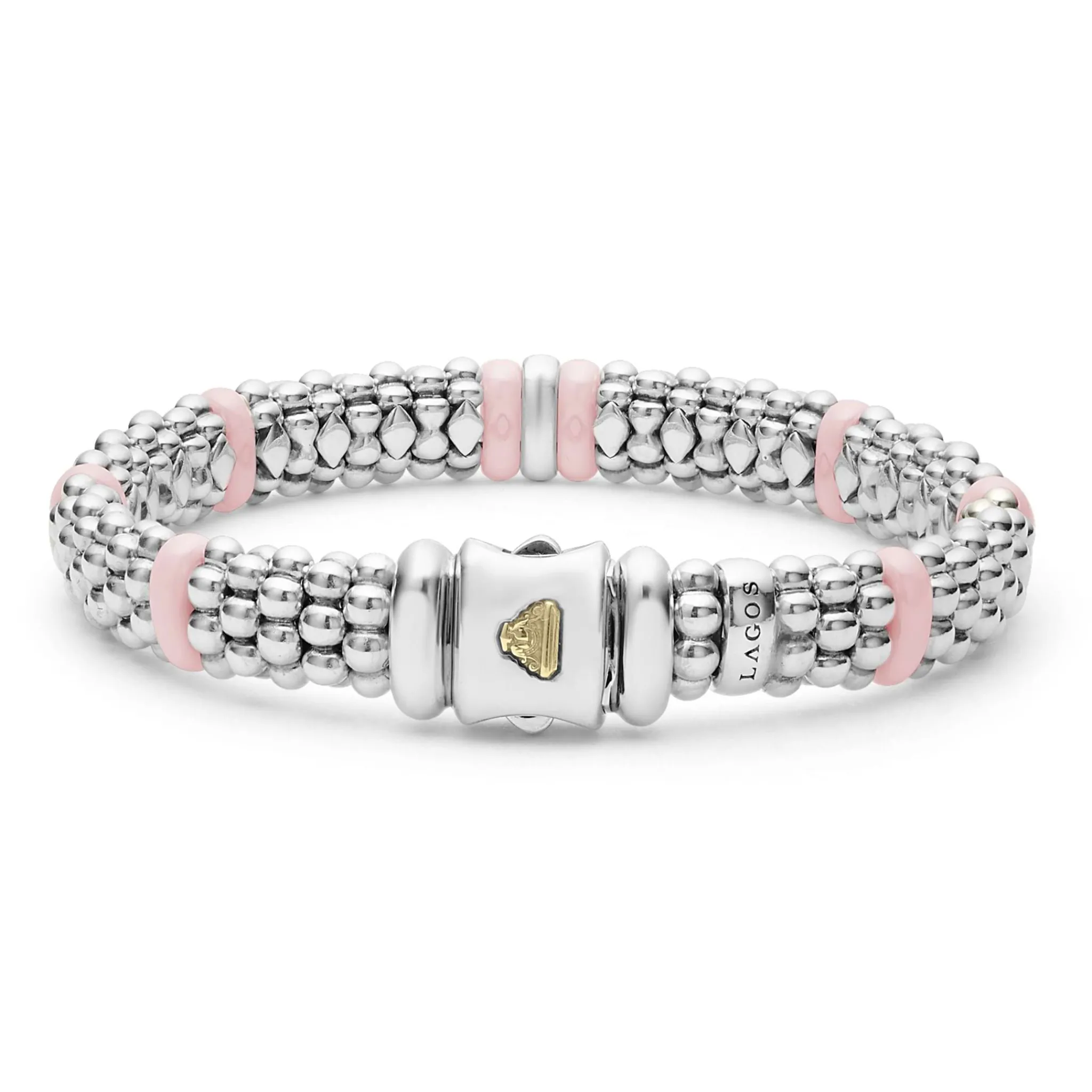 Best Sale LAGOS Single Station Diamond Caviar Bracelet | 9Mm