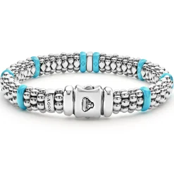 Fashion LAGOS Single Station Diamond Caviar Bracelet | 9Mm