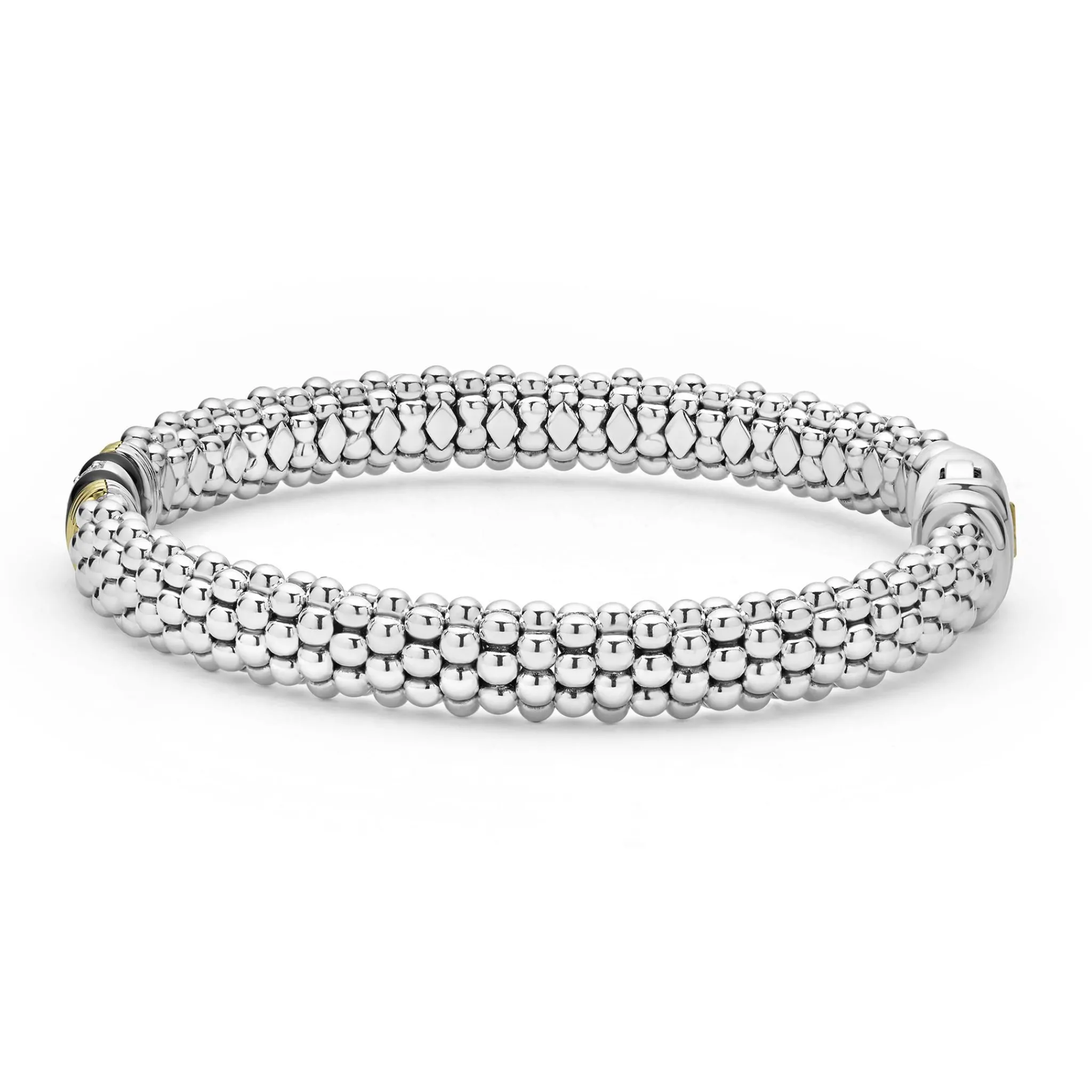 Shop LAGOS Single Station Diamond Caviar Bracelet | 9Mm