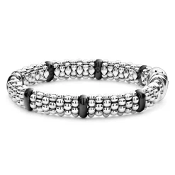 Store LAGOS Single Station Diamond Caviar Bracelet | 9Mm
