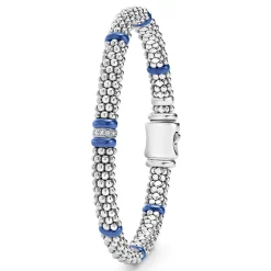 Online LAGOS Single Station Diamond Caviar Bracelet | 6Mm