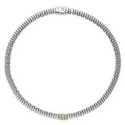 Sale LAGOS Single Station Diamond Caviar Necklace