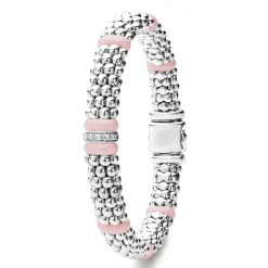 Outlet LAGOS Single Station Diamond Caviar Bracelet | 9Mm