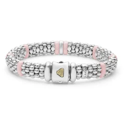 Outlet LAGOS Single Station Diamond Caviar Bracelet | 9Mm