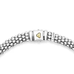 Fashion LAGOS Single Station Diamond Caviar Necklace