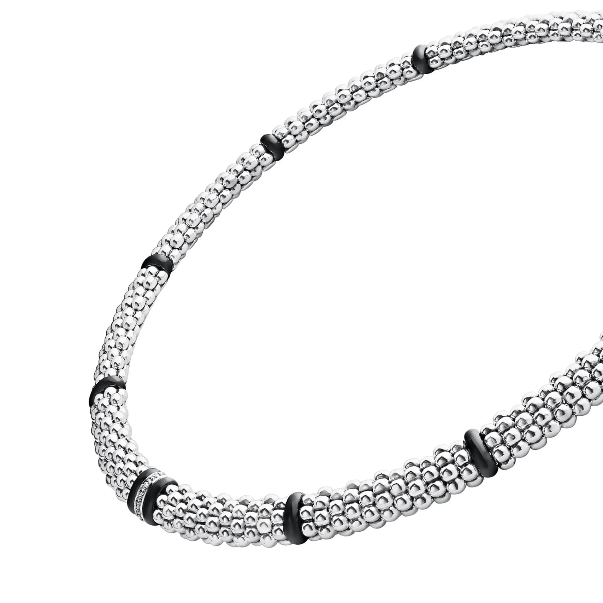 Best Sale LAGOS Single Station Diamond Caviar Necklace