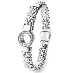 Discount LAGOS Single Station Diamond Circle Caviar Bracelet | 9Mm