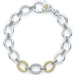 Cheap LAGOS Single Station Diamond Link Bracelet