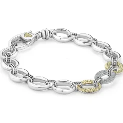 Cheap LAGOS Single Station Diamond Link Bracelet