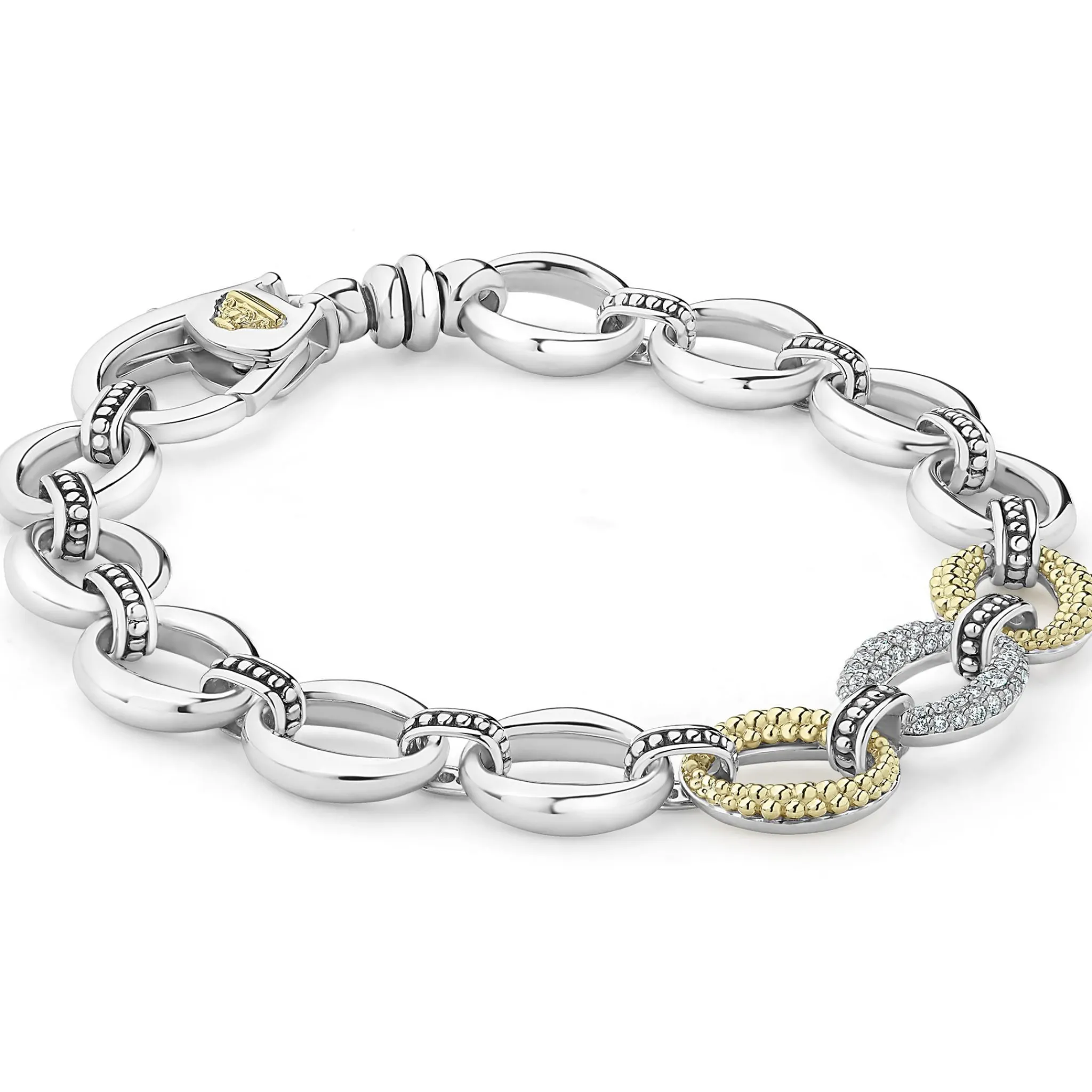 Cheap LAGOS Single Station Diamond Link Bracelet