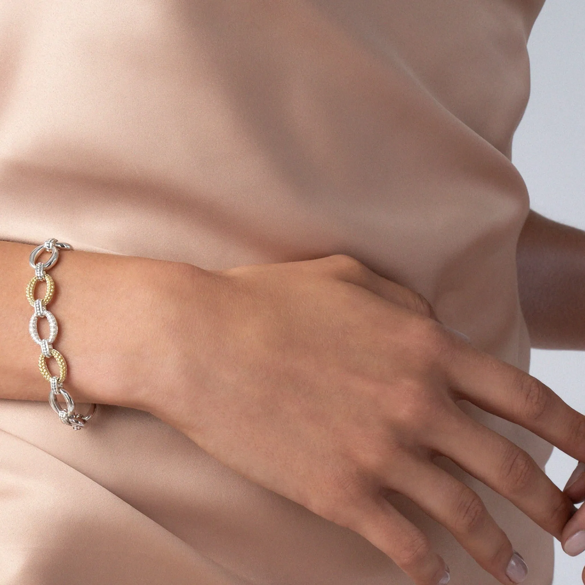 Discount LAGOS Single Station Diamond Link Bracelet