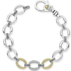 Discount LAGOS Single Station Diamond Link Bracelet