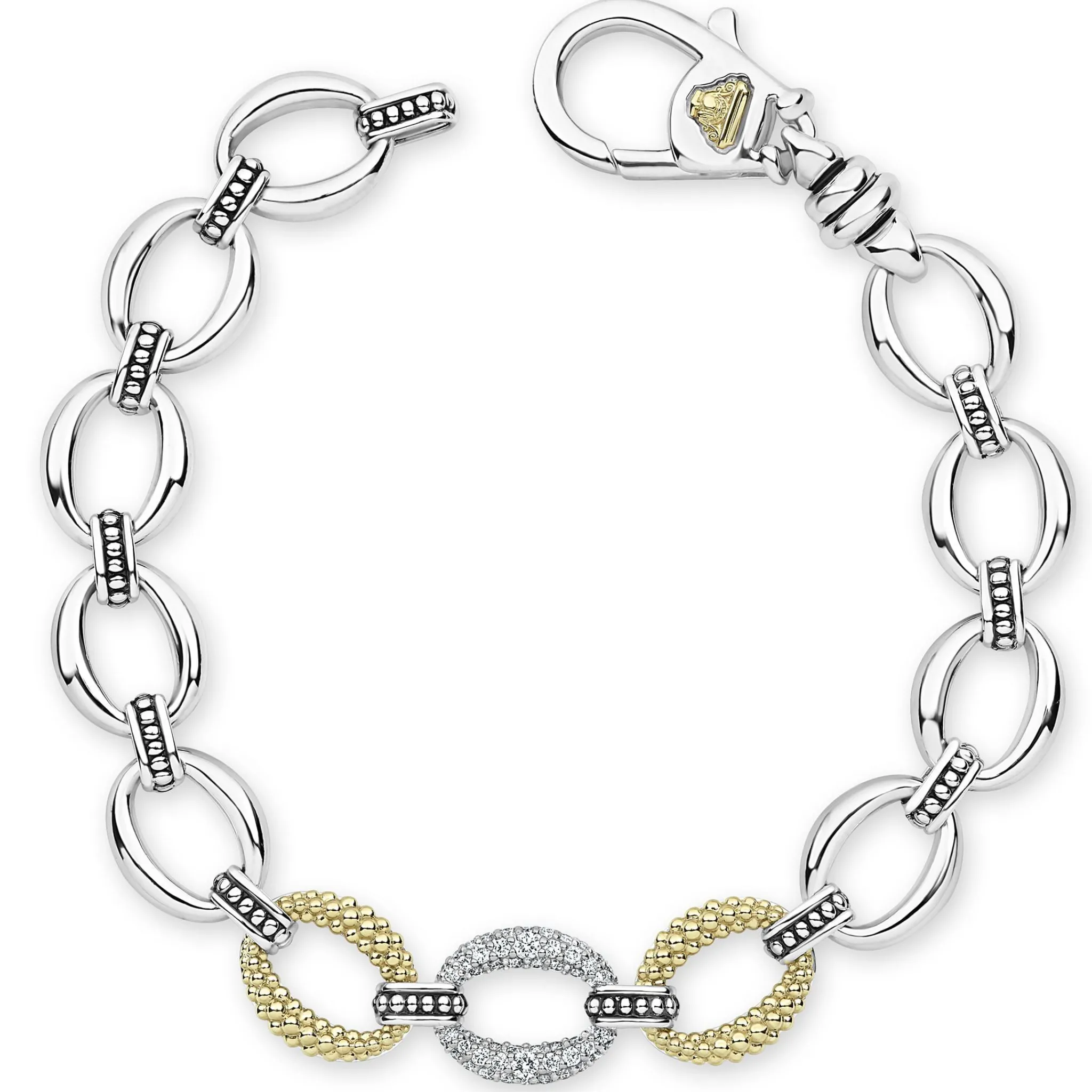 Discount LAGOS Single Station Diamond Link Bracelet