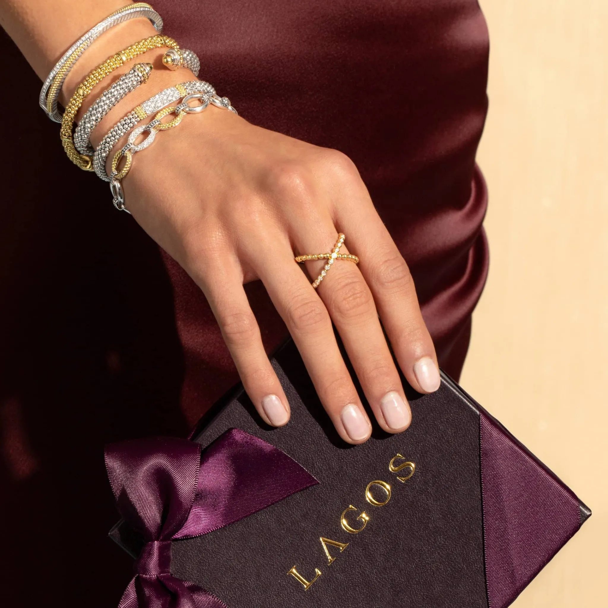 Discount LAGOS Single Station Diamond Link Bracelet