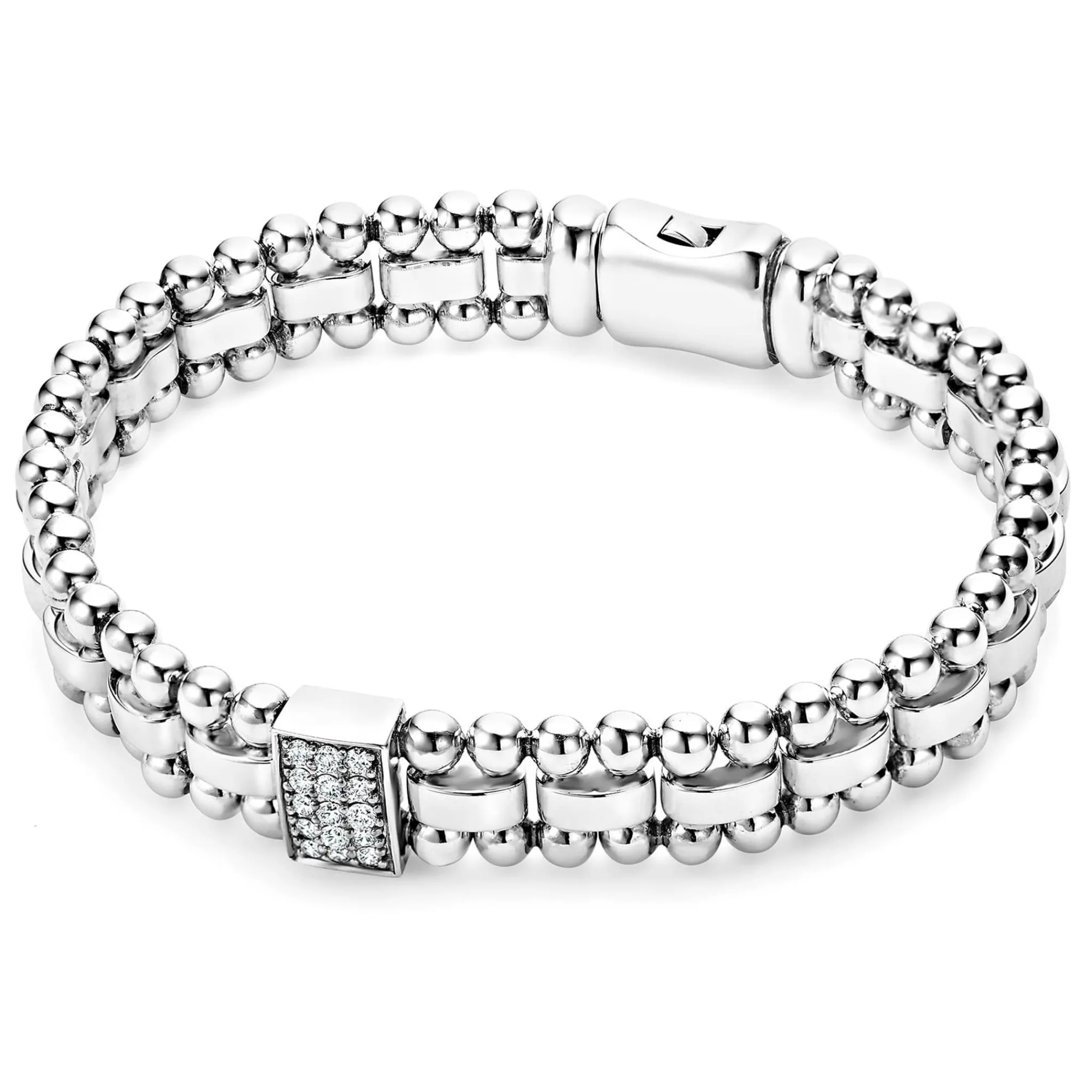 Cheap LAGOS Single Station Diamond Link Bracelet