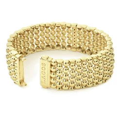 Cheap LAGOS Single Station 18K Gold Diamond Bracelet | 20Mm