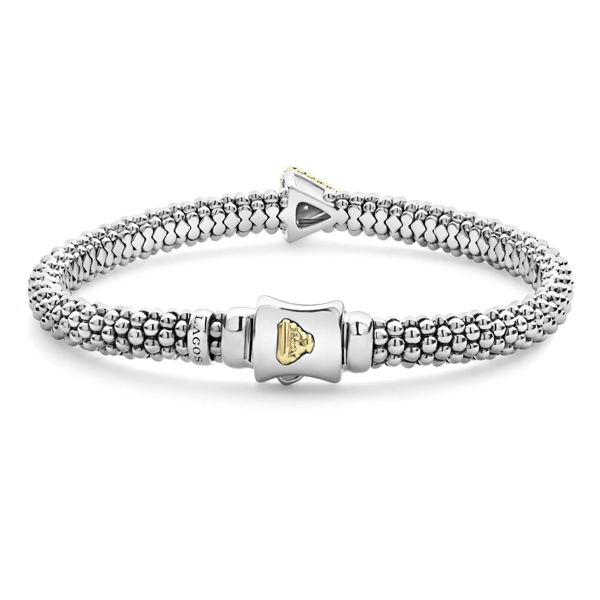 Cheap LAGOS Single Station Pyramid Diamond Caviar Bracelet | 6Mm