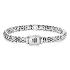 Store LAGOS Single Station X Silver Diamond Bracelet | 6Mm