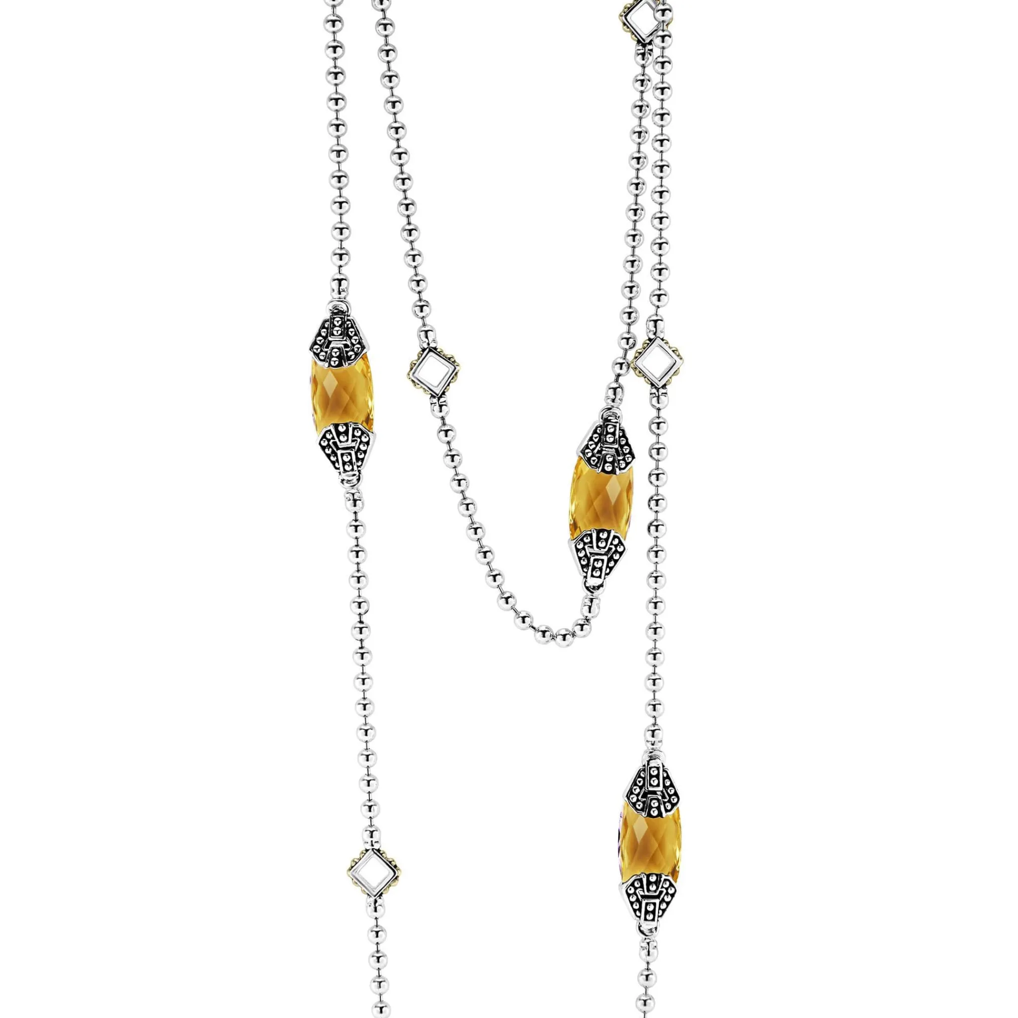 Discount LAGOS Six Station Citrine Necklace