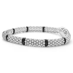 Cheap LAGOS Six Station Diamond Caviar Bracelet | 6Mm