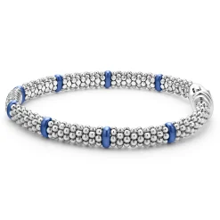 Best Sale LAGOS Six Station Diamond Caviar Bracelet | 6Mm