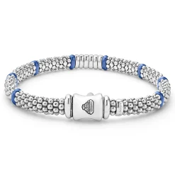 Best Sale LAGOS Six Station Diamond Caviar Bracelet | 6Mm