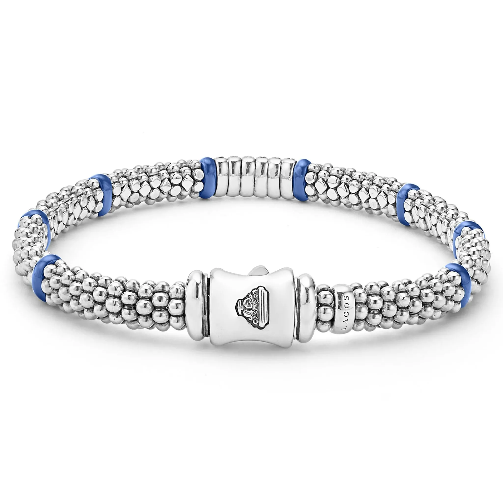 Best Sale LAGOS Six Station Diamond Caviar Bracelet | 6Mm
