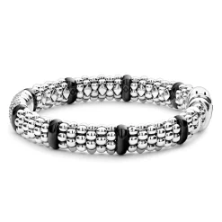 Cheap LAGOS Six Station Diamond Caviar Bracelet | 9Mm