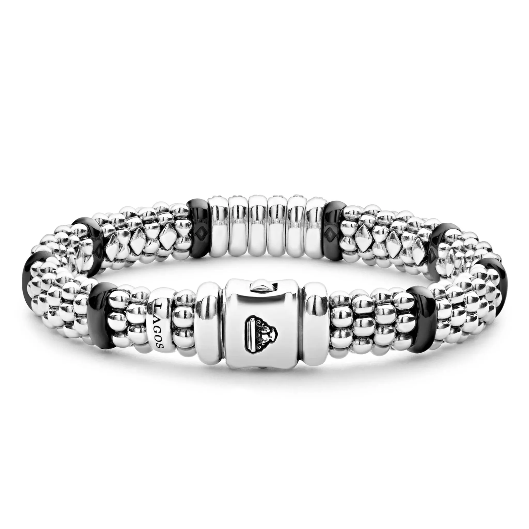 Cheap LAGOS Six Station Diamond Caviar Bracelet | 9Mm