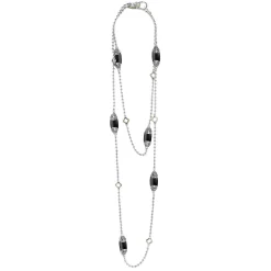 Outlet LAGOS Six Station Onyx Necklace
